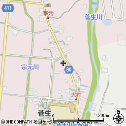 兵庫県姫路市夢前町菅生澗962周辺の地図