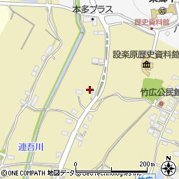 愛知県新城市竹広86周辺の地図