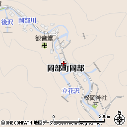 静岡県藤枝市岡部町岡部2679周辺の地図