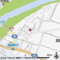 兵庫県加東市貝原139周辺の地図