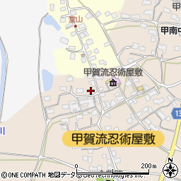 滋賀県甲賀市甲南町竜法師2310周辺の地図