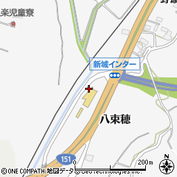 愛知県新城市八束穂五反田周辺の地図