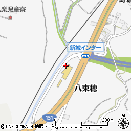 愛知県新城市八束穂（五反田）周辺の地図