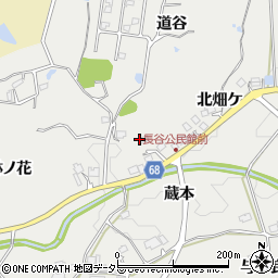 兵庫県宝塚市長谷北阿弥陀周辺の地図