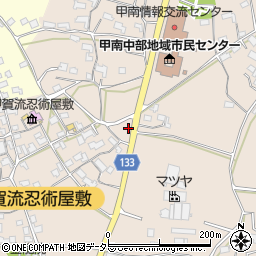 滋賀県甲賀市甲南町竜法師709周辺の地図