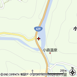 岡山県加賀郡吉備中央町小森1881周辺の地図