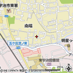 京都府宇治市木幡南端49-4周辺の地図
