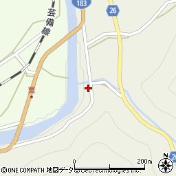 広島県庄原市西城町平子223周辺の地図