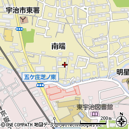 京都府宇治市木幡南端44-23周辺の地図