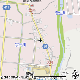 兵庫県姫路市夢前町菅生澗966-2周辺の地図