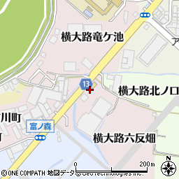 京都府京都市伏見区横大路六反畑周辺の地図