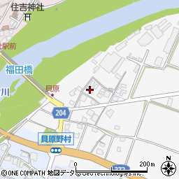 兵庫県加東市貝原128周辺の地図