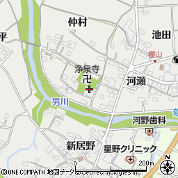 岡崎市豊富学区市民ホーム周辺の地図