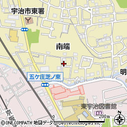 京都府宇治市木幡南端44-2周辺の地図