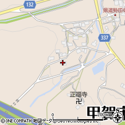 滋賀県甲賀市甲南町杉谷2395周辺の地図