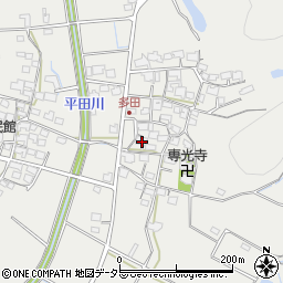 兵庫県姫路市山田町多田206周辺の地図