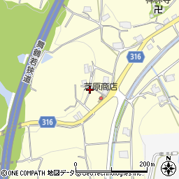 兵庫県三田市上内神2215周辺の地図