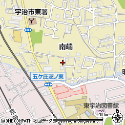 京都府宇治市木幡南端44-11周辺の地図