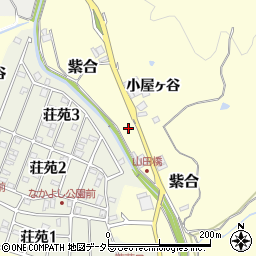 兵庫県川辺郡猪名川町紫合山田西原周辺の地図