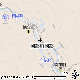 静岡県藤枝市岡部町岡部2677周辺の地図