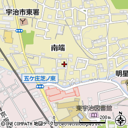 京都府宇治市木幡南端44-21周辺の地図