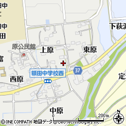 愛知県岡崎市樫山町上原27周辺の地図