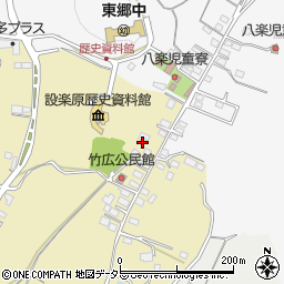 愛知県新城市竹広信玄原周辺の地図