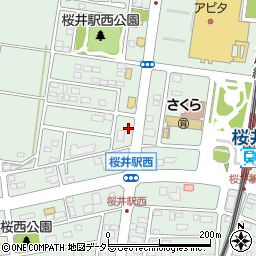 ソフトバンク安城桜井周辺の地図