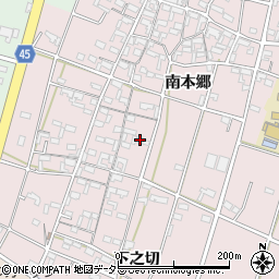 愛知県安城市和泉町南本郷284周辺の地図
