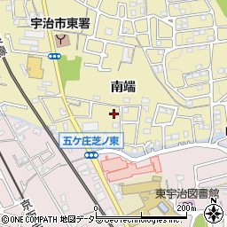 京都府宇治市木幡南端44-10周辺の地図