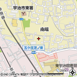 京都府宇治市木幡南端44-6周辺の地図