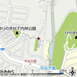 兵庫県三田市下内神65周辺の地図
