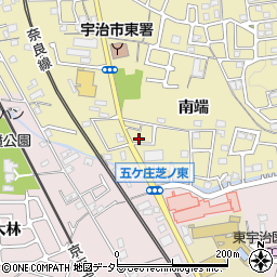 京都府宇治市木幡南端39-5周辺の地図