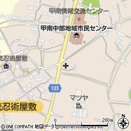 滋賀県甲賀市甲南町竜法師712周辺の地図