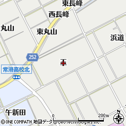 愛知県常滑市金山（玉）周辺の地図
