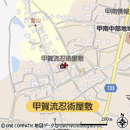 滋賀県甲賀市甲南町竜法師2331周辺の地図