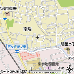 京都府宇治市木幡南端50-5周辺の地図