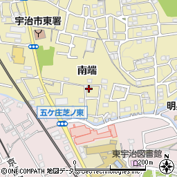 京都府宇治市木幡南端44-5周辺の地図