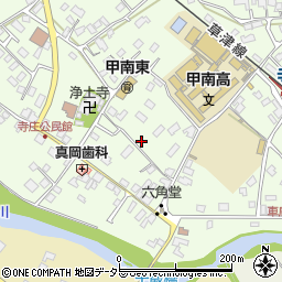 滋賀県甲賀市甲南町寺庄周辺の地図