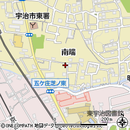 京都府宇治市木幡南端44-13周辺の地図