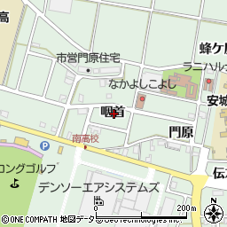愛知県安城市桜井町咽首周辺の地図