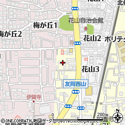京都ハウス西棟周辺の地図