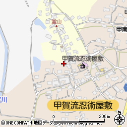 滋賀県甲賀市甲南町竜法師2311周辺の地図