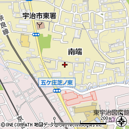 京都府宇治市木幡南端44-7周辺の地図