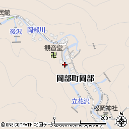 静岡県藤枝市岡部町岡部2588周辺の地図