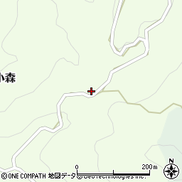 岡山県加賀郡吉備中央町小森338周辺の地図