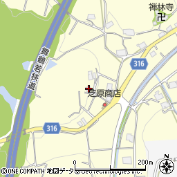 兵庫県三田市上内神738周辺の地図