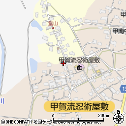 滋賀県甲賀市甲南町竜法師2312周辺の地図