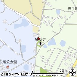 兵庫県三田市志手原730周辺の地図