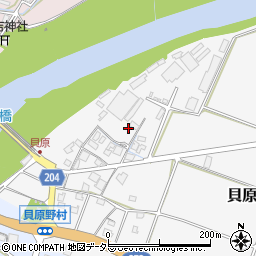 兵庫県加東市貝原258周辺の地図